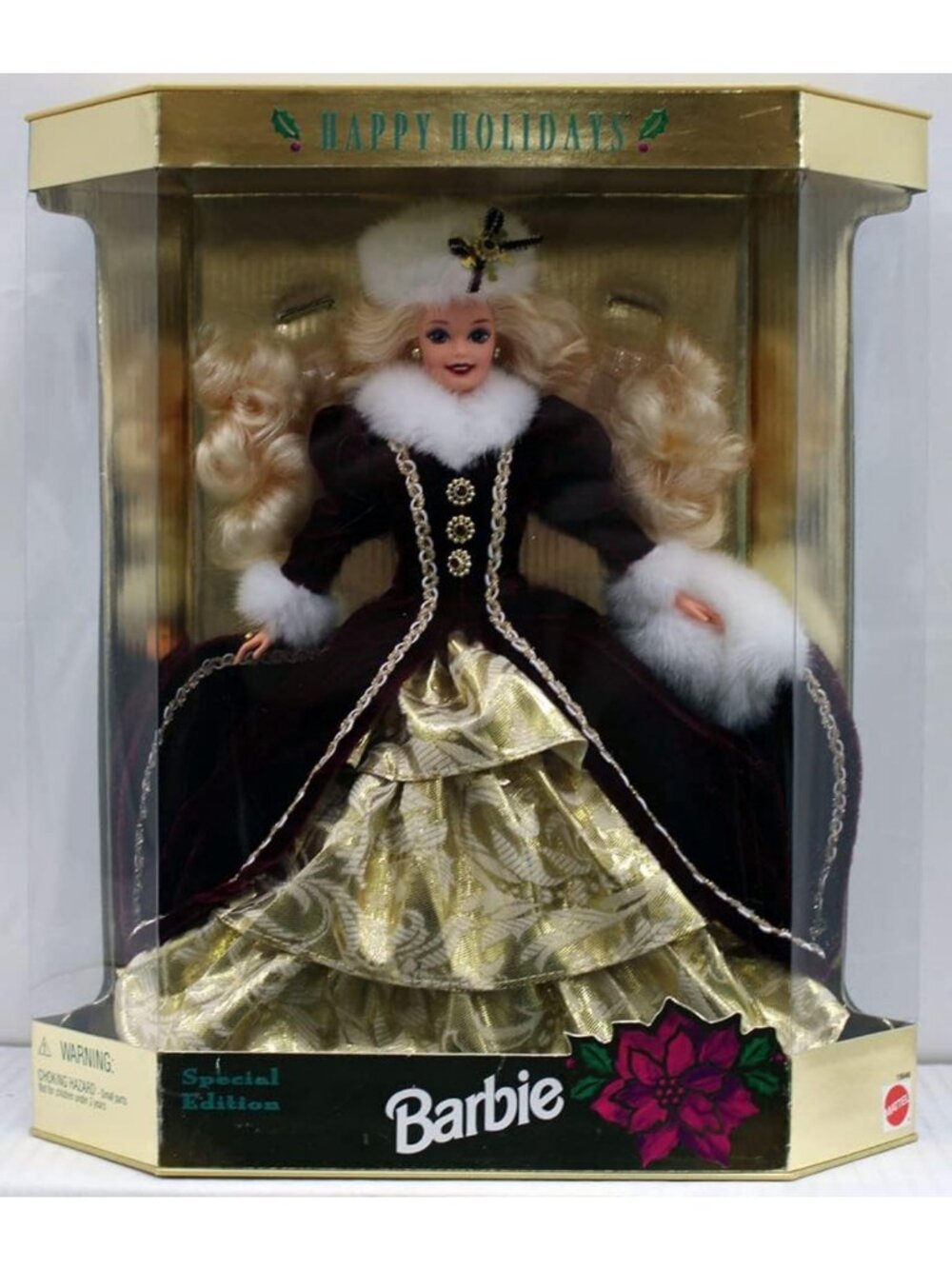 Vintage Holiday Barbie Doll 1996 - Christmas Collectible, Festive Decor